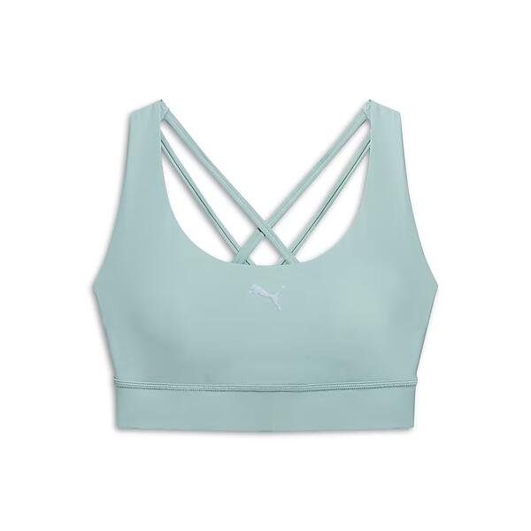 Puma TRAINING Mid Impact Bra Yeşil Kadın Sporcu Sütyeni & Bralet