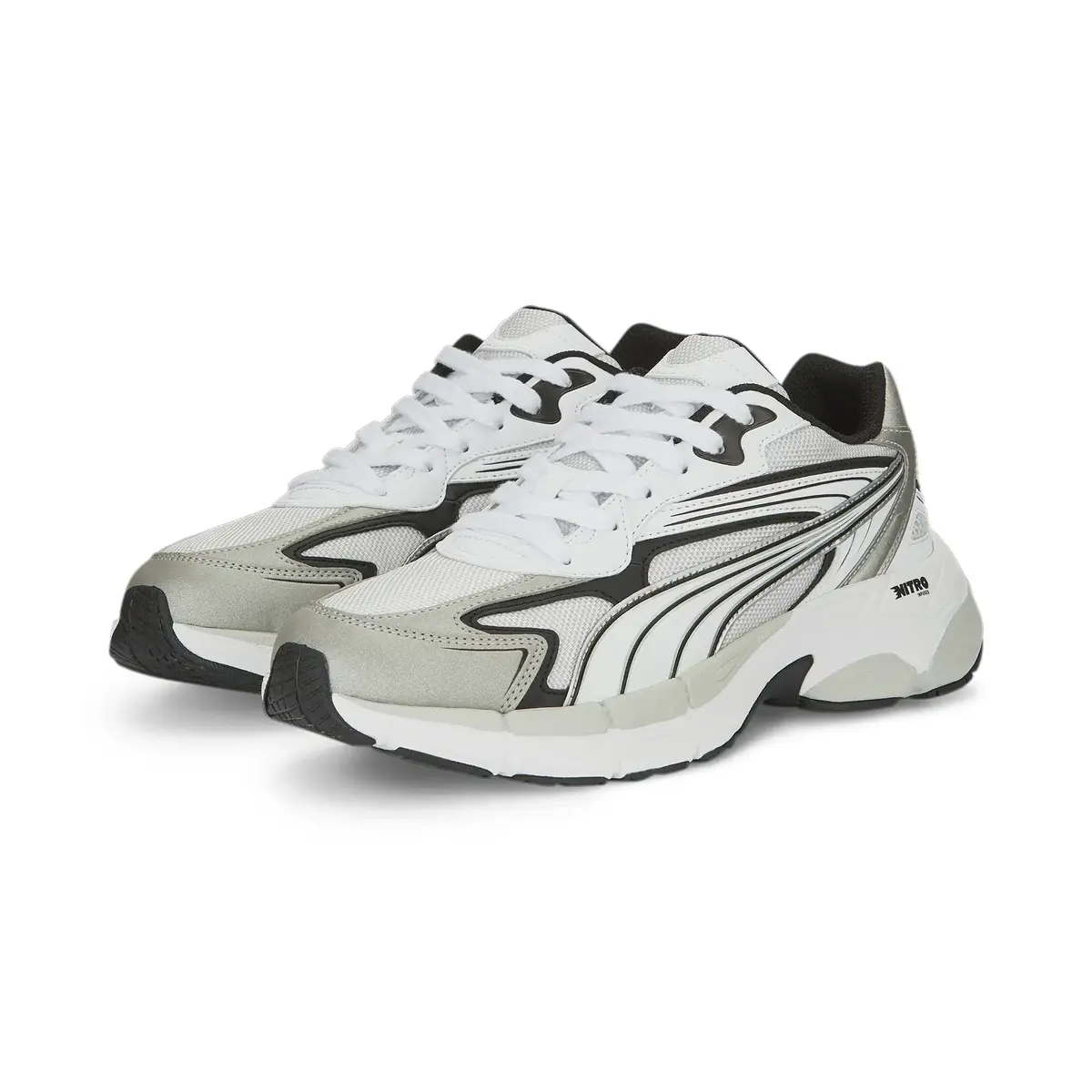 Puma Teveris Nitro Noughties Gri Unisex Günlük Spor Ayakkabı