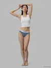 Calvin Klein THONG 2PK Mavi-Siyah 2li Paket