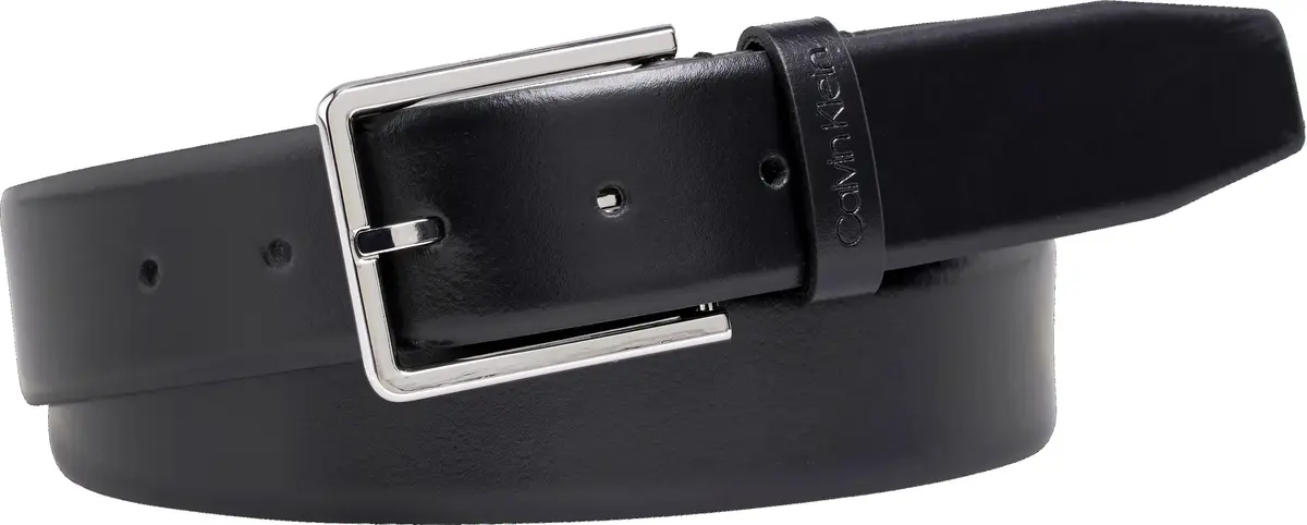 Calvin Klein 3.5CM BOMBED BELT Erkek Siyah Kemer