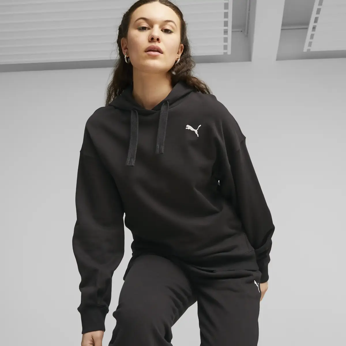 Puma HER Hoodie TR Sİyah Kadın Hoodie