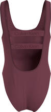 Calvin Klein ONE PIECE Kadın Bordo Mayo