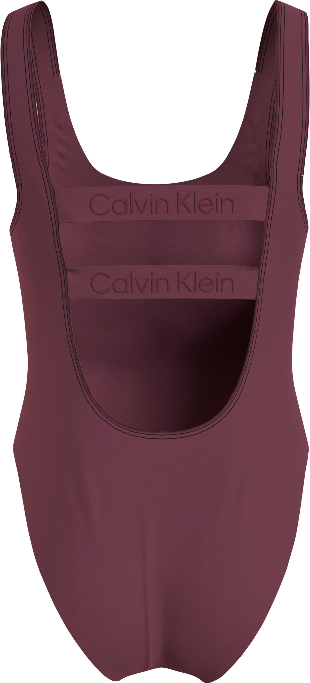 Calvin Klein ONE PIECE Kadın Bordo Mayo