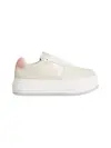 Calvin Klein BOLD FLATF LOW LACEU Krem Kadın Günlük Spor Ayakkabı