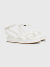 Tommy Hilfiger EAST COASTAL LEATHER Kadın Beyaz Sandalet