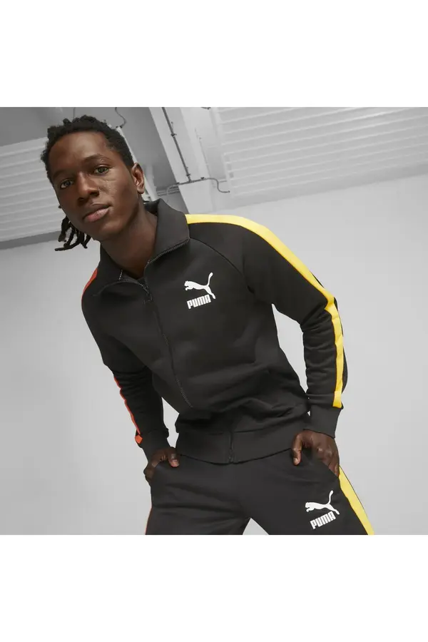 Puma T7 ICONIC Track Jacket (s) PT Siyah Erkek Fermuarlı Ceket