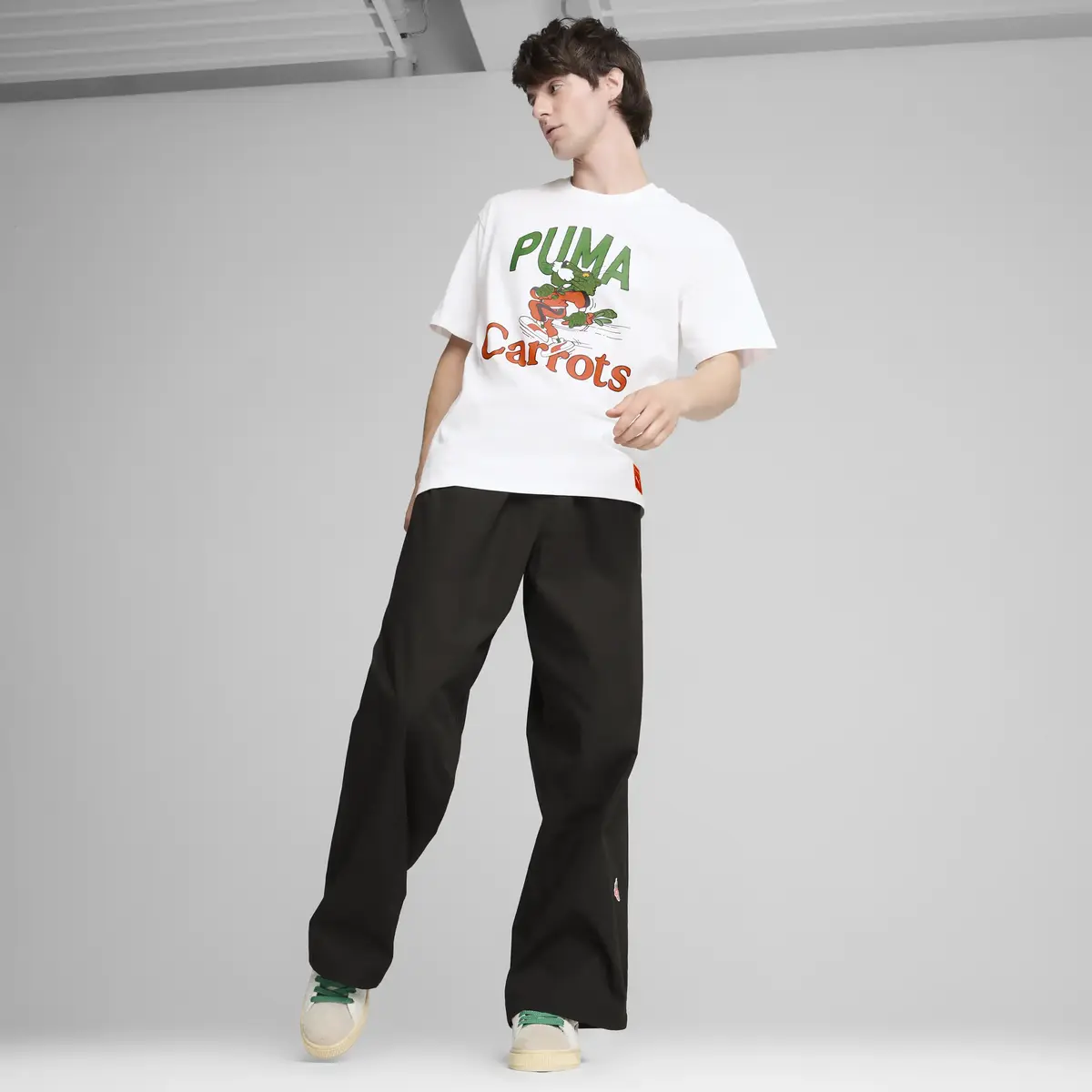 Puma X CARROTS Graphic Tee Beyaz Erkek T-Shirt