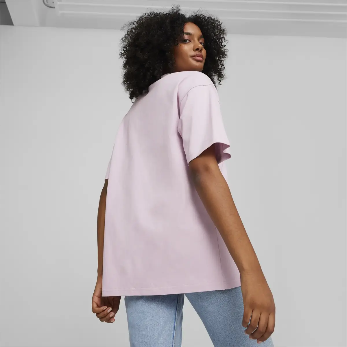Puma BETTER CLASSICS Oversized Tee Lila Erkek T-Shirt
