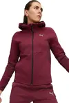 Puma EVOSTRIPE Full-Zip Hoodie Kırmızı Kadın Fermuarlı Hoodie