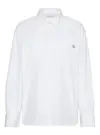 Calvin Klein COTTON POPLIN RELAXE, YAA, XXS Beyaz Kadın Gömlek