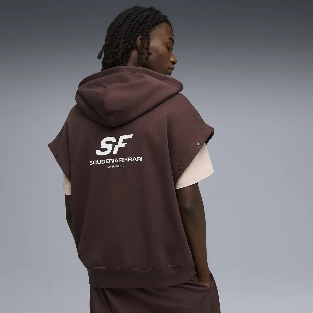 PUMA Ferrari Premium O HD Swt JKT Kahverengi Erkek Sweatshirt