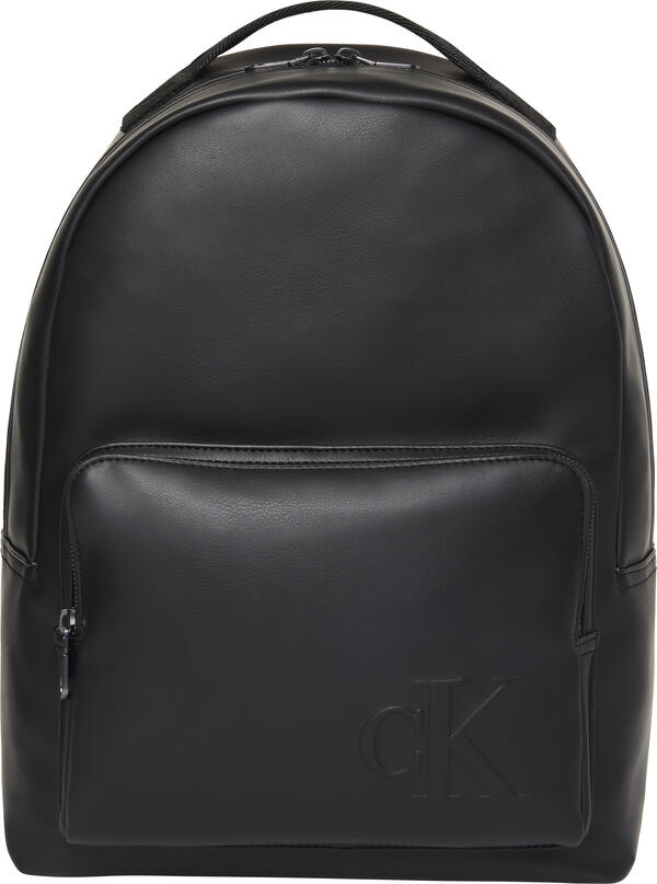 Calvin Klein BOLD CK ROUND BACKPACK Siyah Erkek Çanta