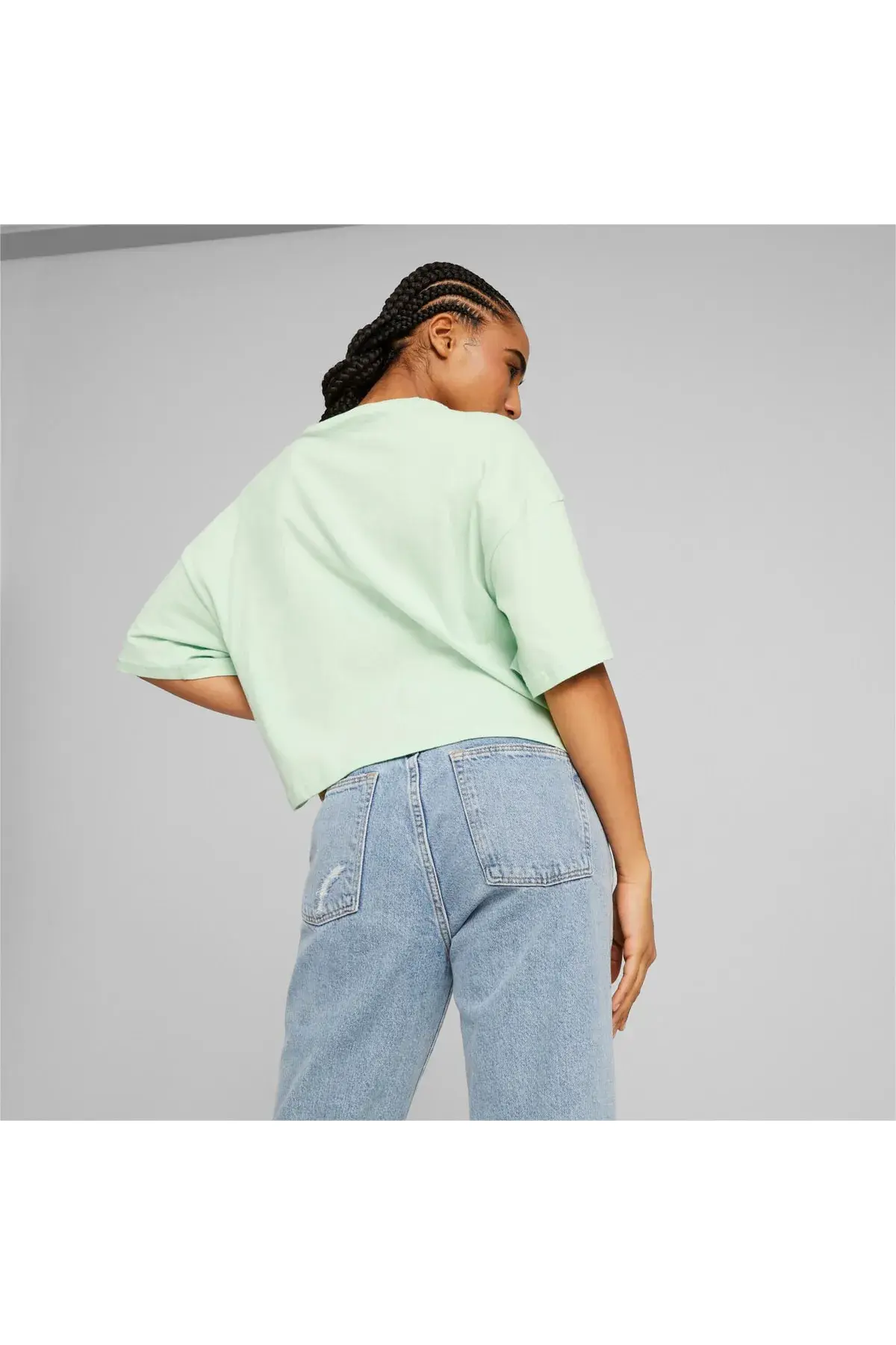 Puma Dare To Feelin Yeşil Kadın T-shirt