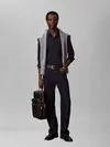 Calvin Klein XL EMBLEM AOP EMBOSS Siyah Erkek Sırt Çantası