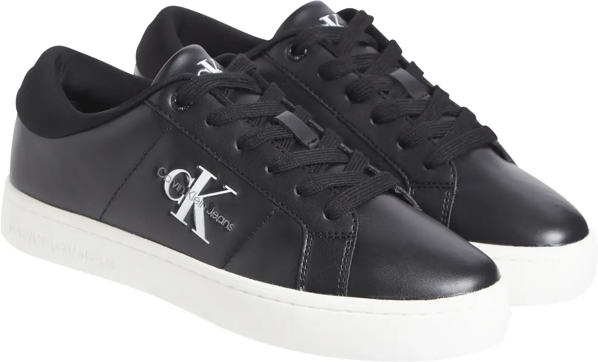 Calvin Klein Siyah / Beyaz Kadın Spor Ayakkabı & Sneaker