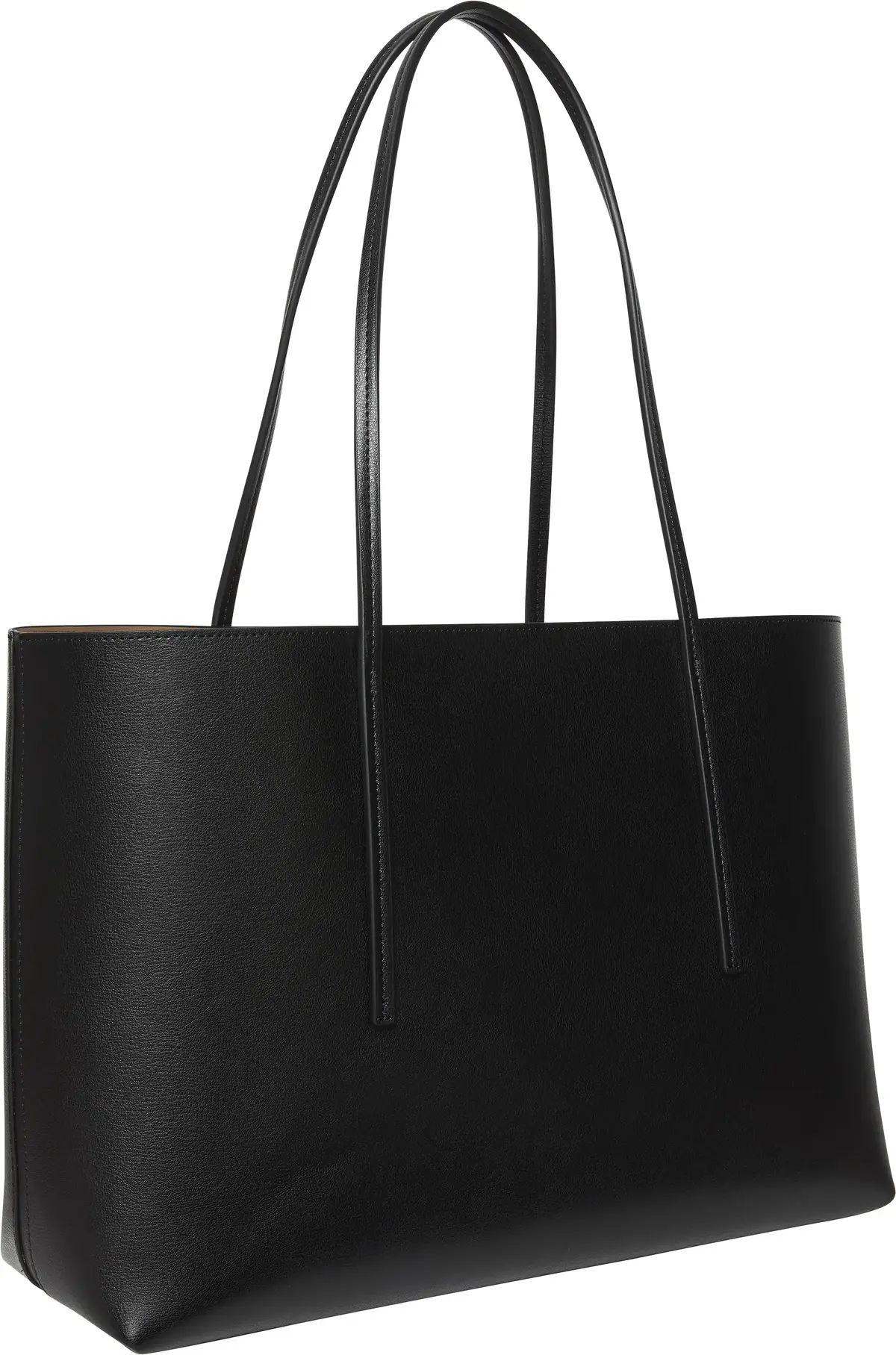 Calvin Klein FOIL LOGO TOTE W/POUCH Kadın Siyah El Çanta