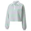 Puma Swxp Striped Longsleeve Eflağtun Crop Kadın Sweatshirt