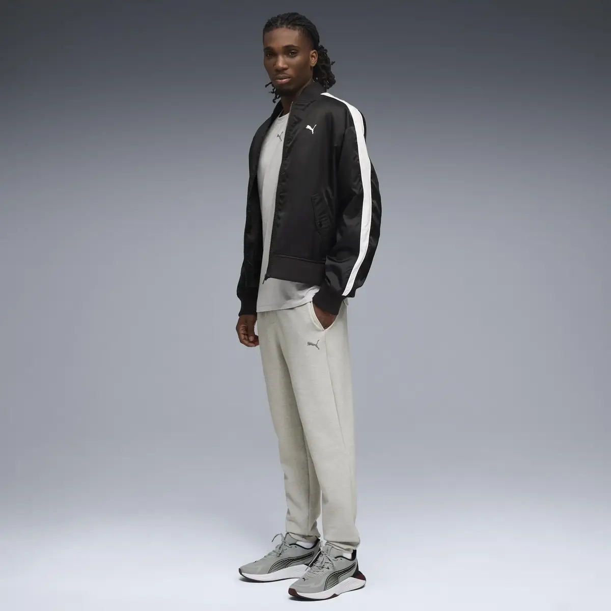 Puma M CLOUDSPUN JOGGER Gri Erkek Eşofman Altı