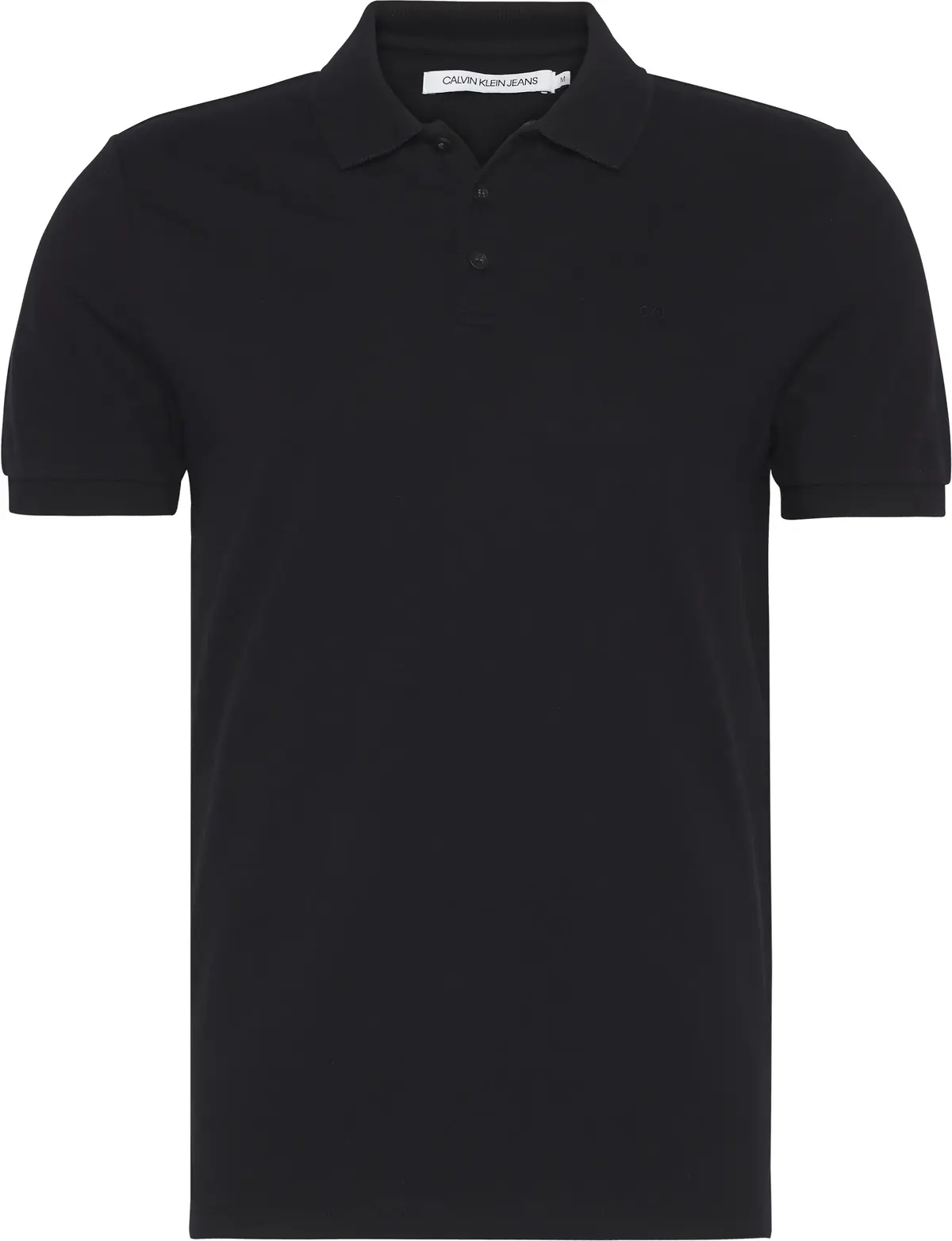 Calvin Klein CORE PIQUE SLIM POLO Erkek Siyah Polo T-Shirt