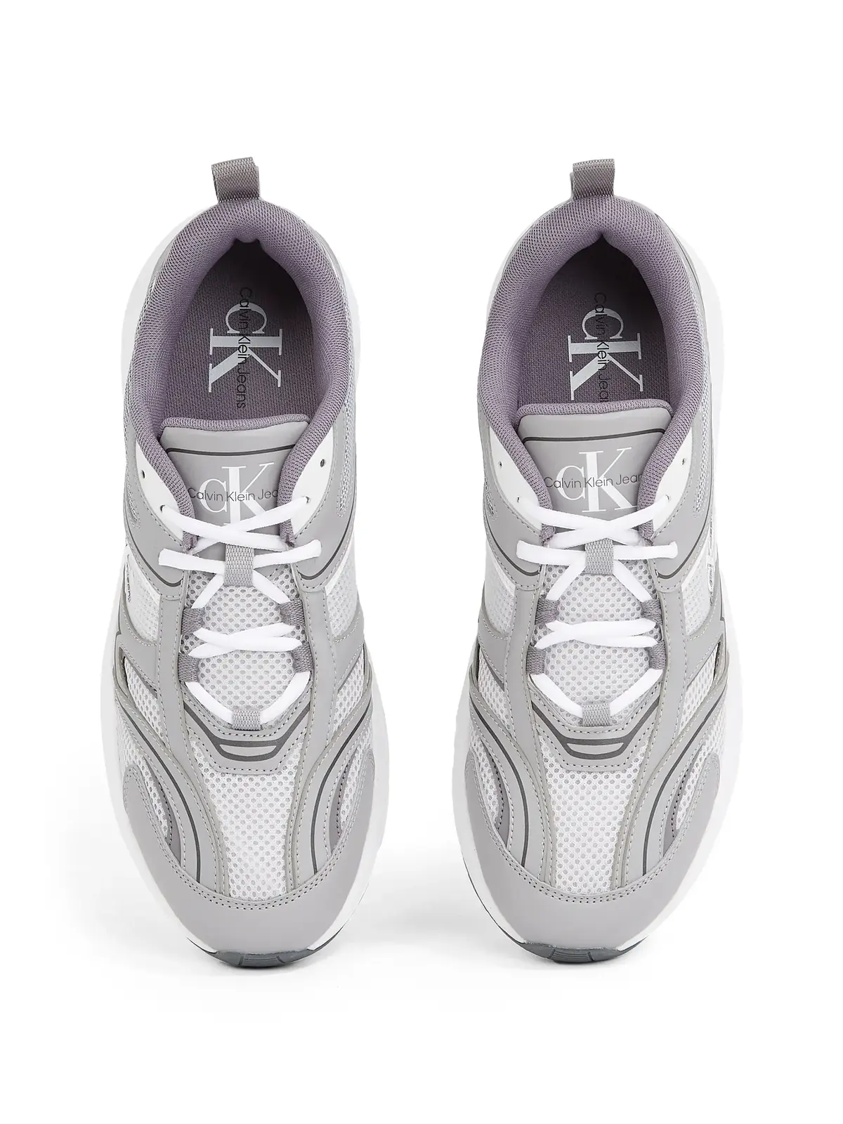 Calvin Klein RETRO TENNIS MESH ML Gri Erkek Günlük Spor Ayakkabı