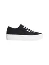 Calvin Klein VULC FLATFORM CTN LO Siyah Kadın Spor Ayakkabı & Sneaker