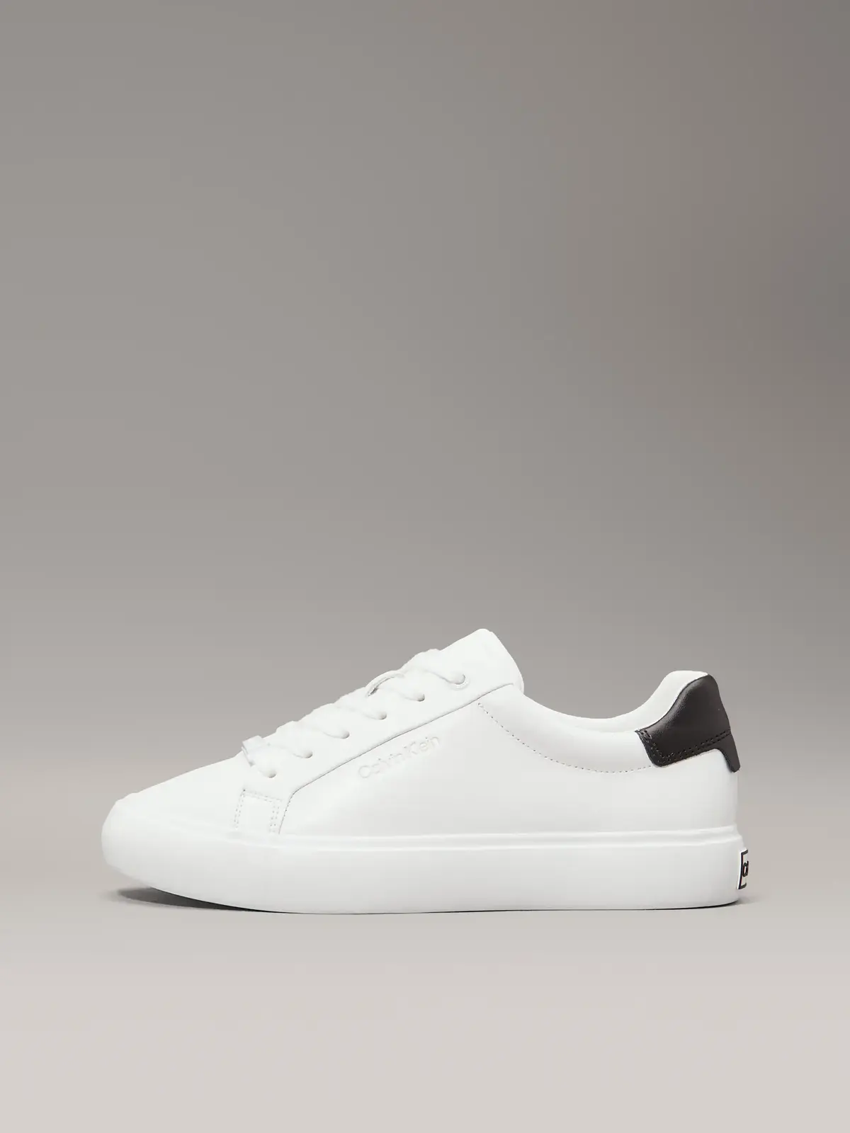 Calvin Klein VULC LACE UP, 0K4 Beyaz Kadın Spor Ayakkabı & Sneaker