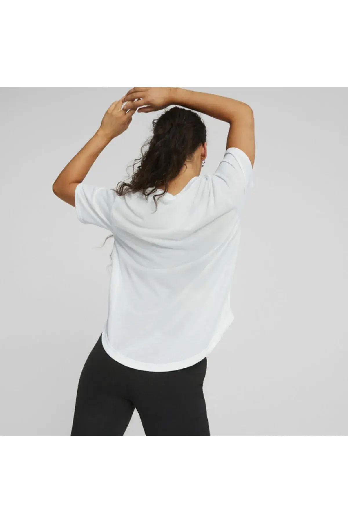 Puma Day İn Motion Tee Beyaz Kadın T-Shirt