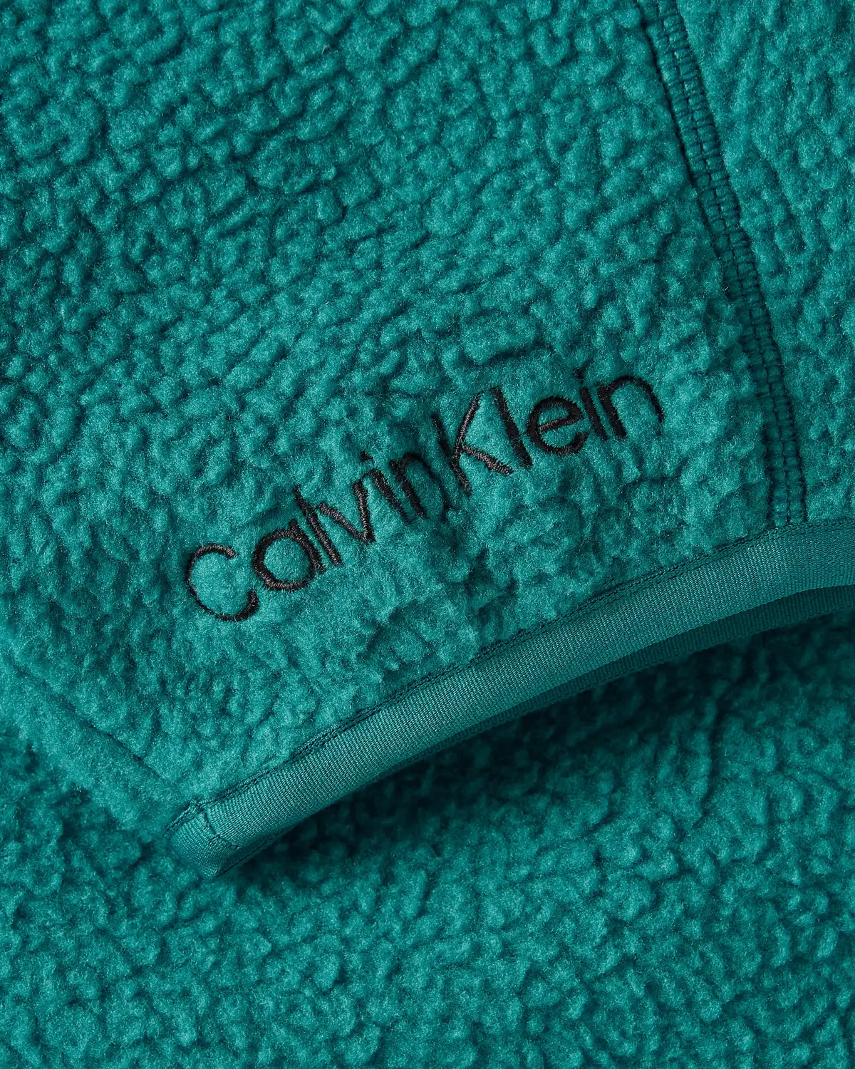 Calvin Klein WO/PW - SHERPA HOO Erkek Mavi Kazak