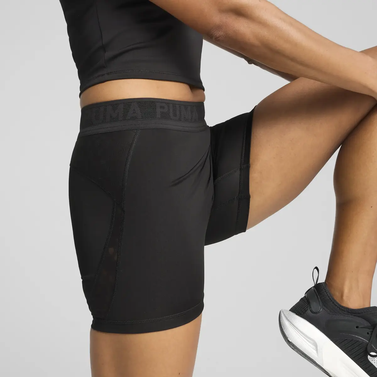 Puma LACE HW 5" SHORT TIGHT Siyah Kadın Tayt
