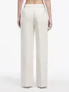 Calvin Klein LINEN BLEND WIDE LEG, ADA Beyaz Kadın Pantolon