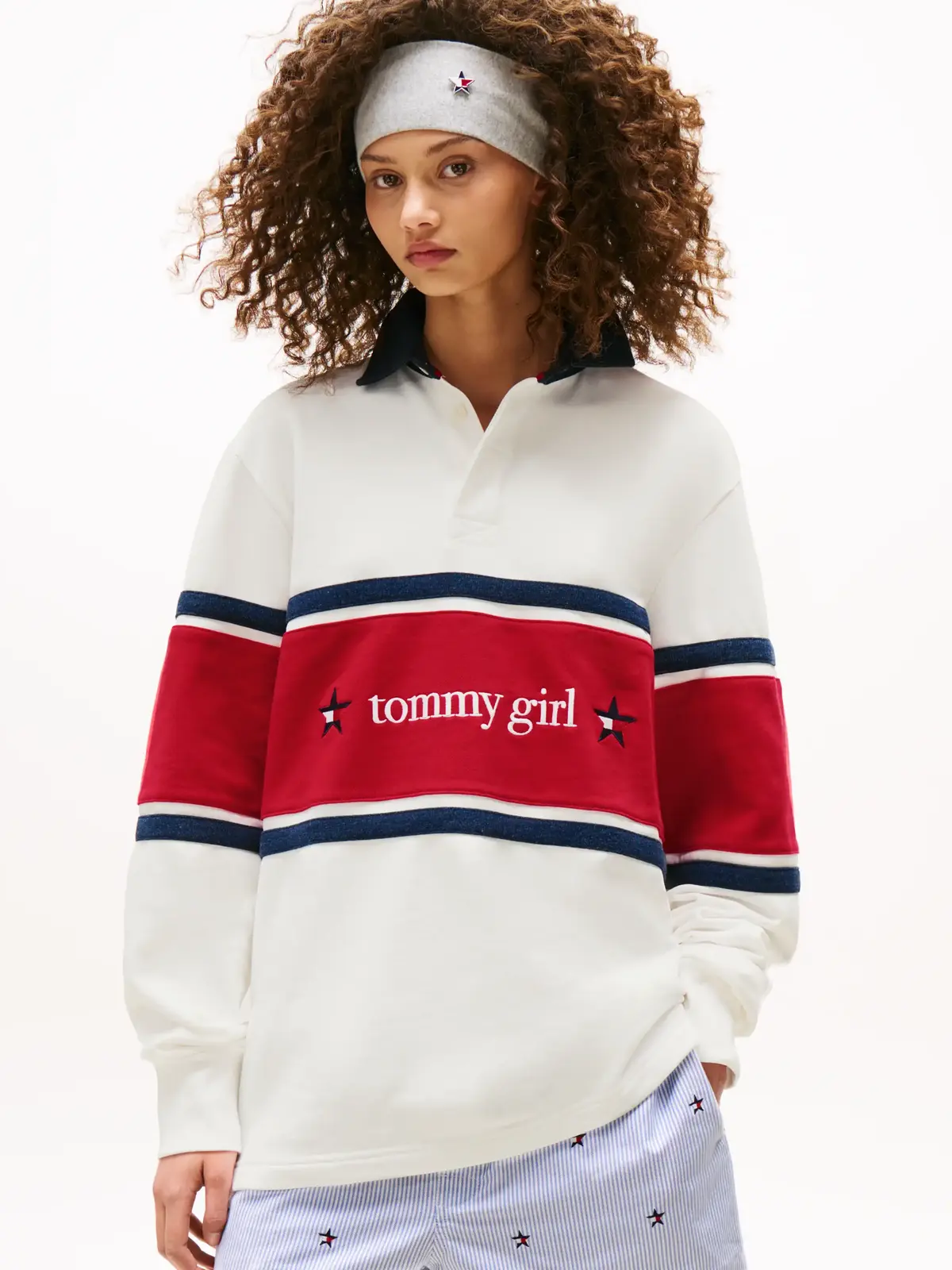 TOMMY GIRL RUGBY POL, YBL