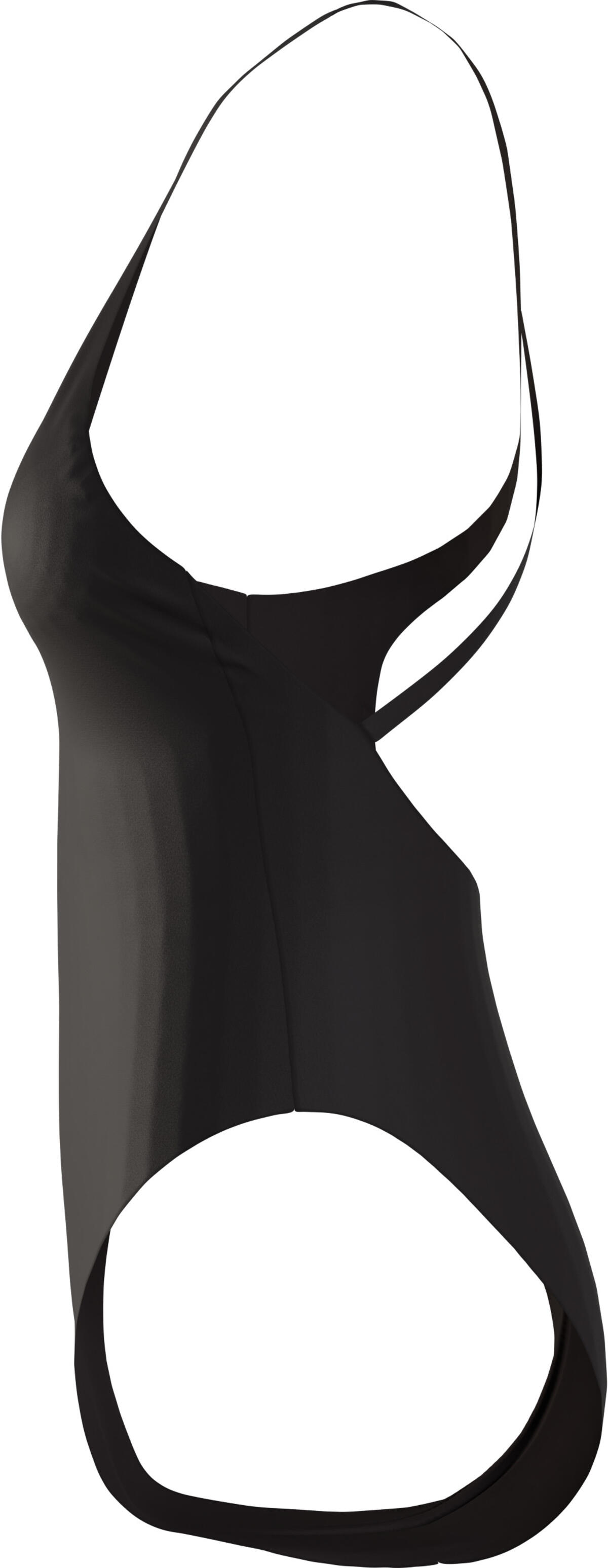 Calvin Klein ONE SHOULDER ONE PIE Kadın Siyah Mayo