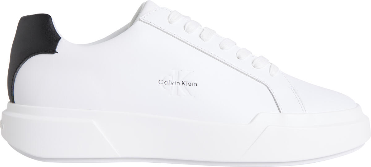 Calvin Klein CHUNKY CUPSOLE LACEUP LTH Beyaz Erkek Günlük Spor Ayakkabı Calvin Klein CHUNKY CUPSOLE LACEUP LTH Beyaz Erkek Günlük Spor Ayakkabı
