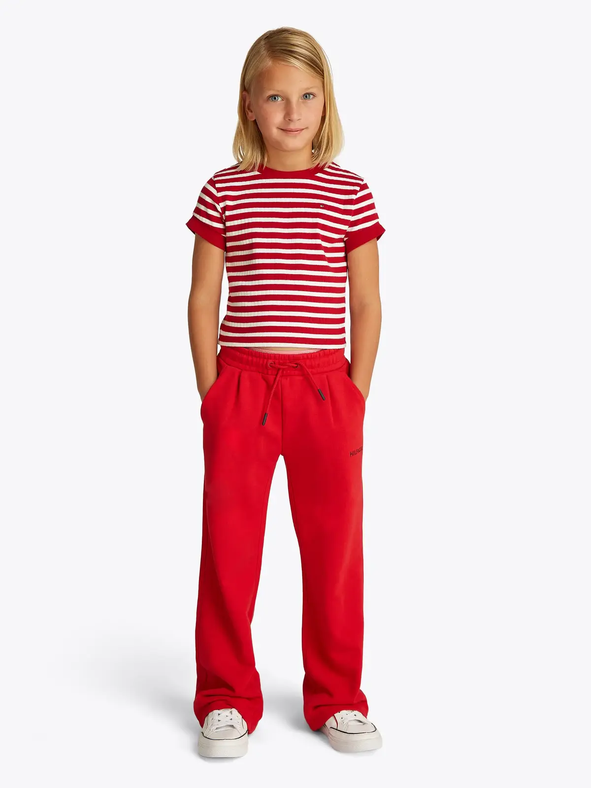 RUFFLE STRIPE TOP SS, XLG