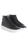 Calvin Klein VULC HIGH TOP LTH, 0GM Siyah Kadın Spor Ayakkabı
