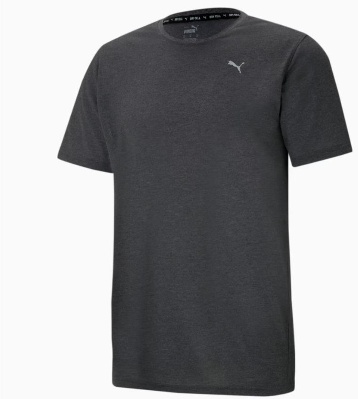 Puma PERFORMANCE HEATHER TEE M Siyah Erkek T-Shirt