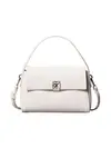 Calvin Klein EMBLEM HW PEBBLE SHO Beyaz Kadın Omuz Çantası