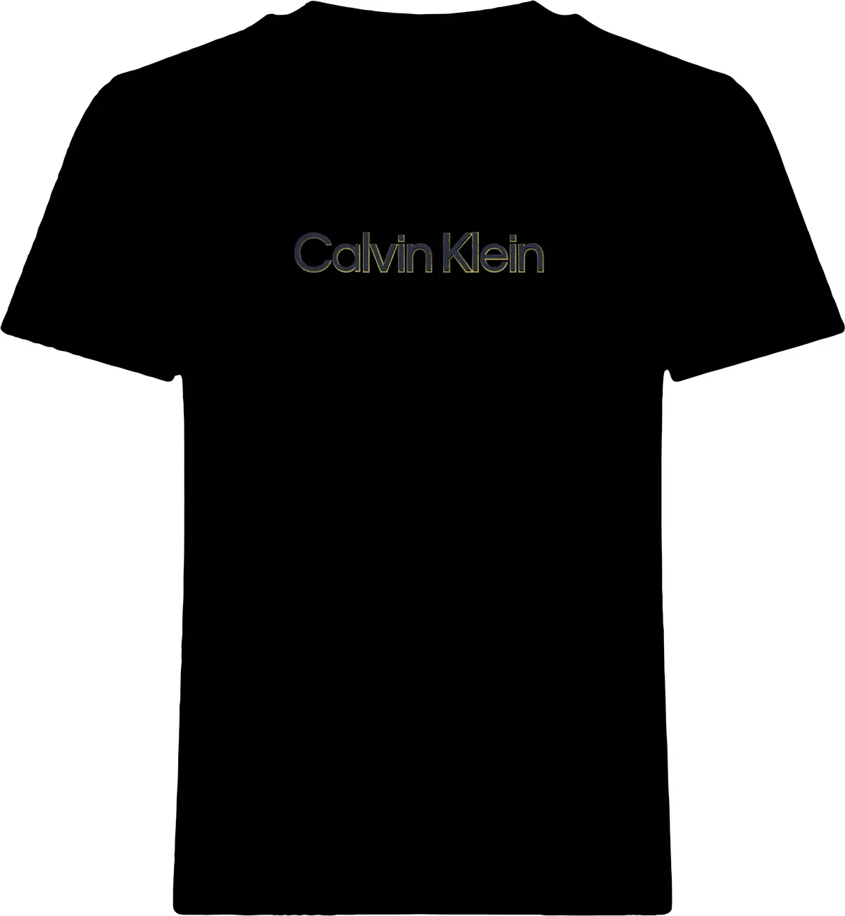 Calvin Klein SS CLASSIC FOIL CALVIN KLEIN TEE Kadın Siyah T-Shirt