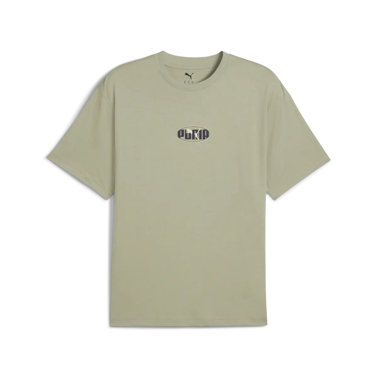 Puma ESS LOGO LAB Relaxed Tee Yeşil Erkek T-Shirt & Polo