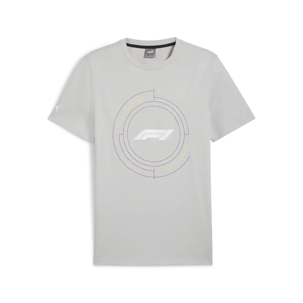 Puma F1 ESS Graphic Tee Gri Erkek T-Shirt & Polo