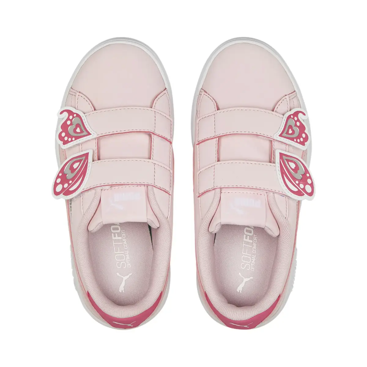 Puma Smash v2 Bfly V PS Pembe Çocuk Günlük Spor Ayakkabı