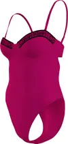 Calvin Klein BALCONETTE ONE PIECE Kadın Pembe Mayo