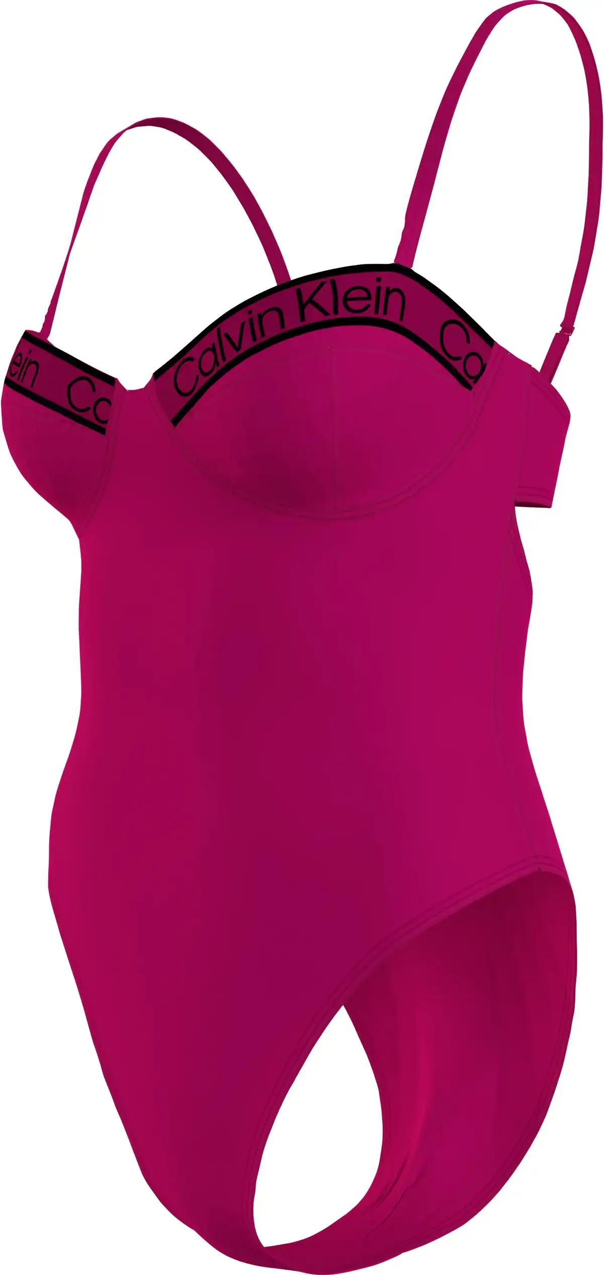 Calvin Klein BALCONETTE ONE PIECE Kadın Pembe Mayo