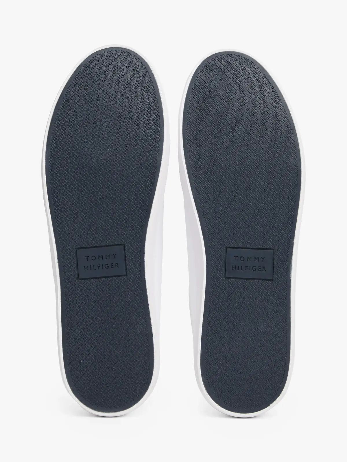 Tommy Hilfiger TH HI VULC LOW CORE, YBS Beyaz Erkek Spor Ayakkabı & Sneaker