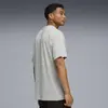 Puma M GRAPHICS TRAIN LOGO RLXD T Gri Erkek T-Shirt