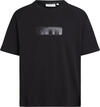 Calvin Klein FESTIVE LOGO T-SHIRT Erkek Siyah T-Shirt