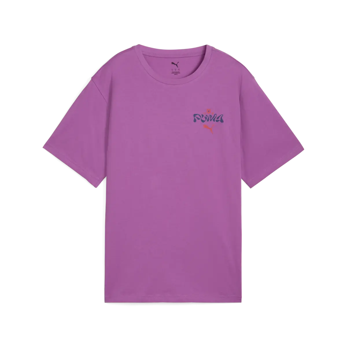 Puma WARDROBE ESS Graphic Tee Pembe Kadın T-Shirt & Polo