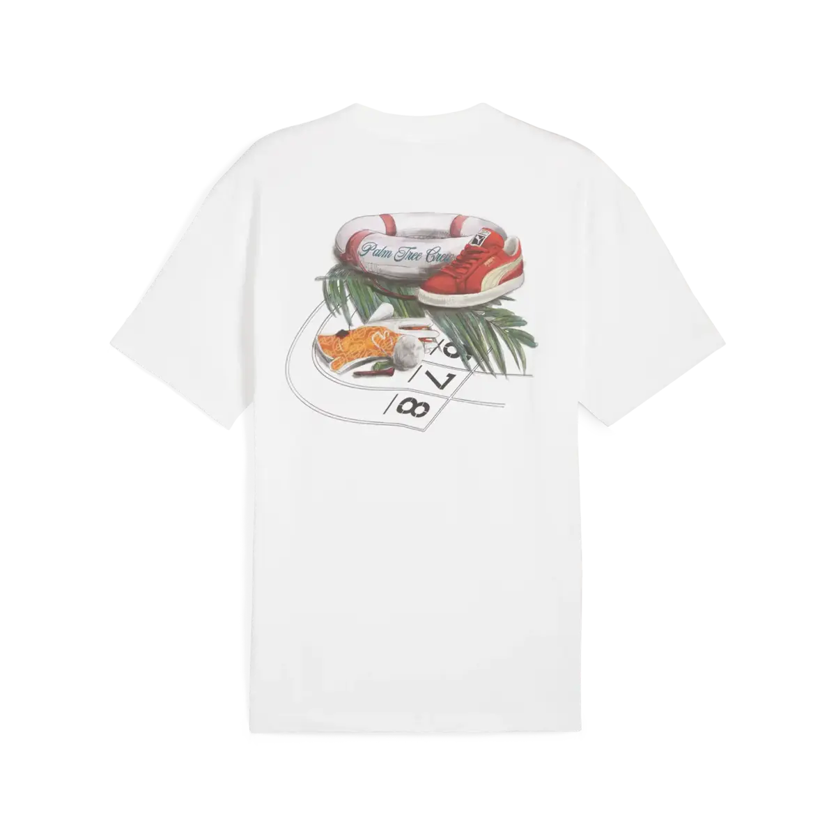 Puma X PTC Graphic Tee Beyaz Erkek T-Shirt