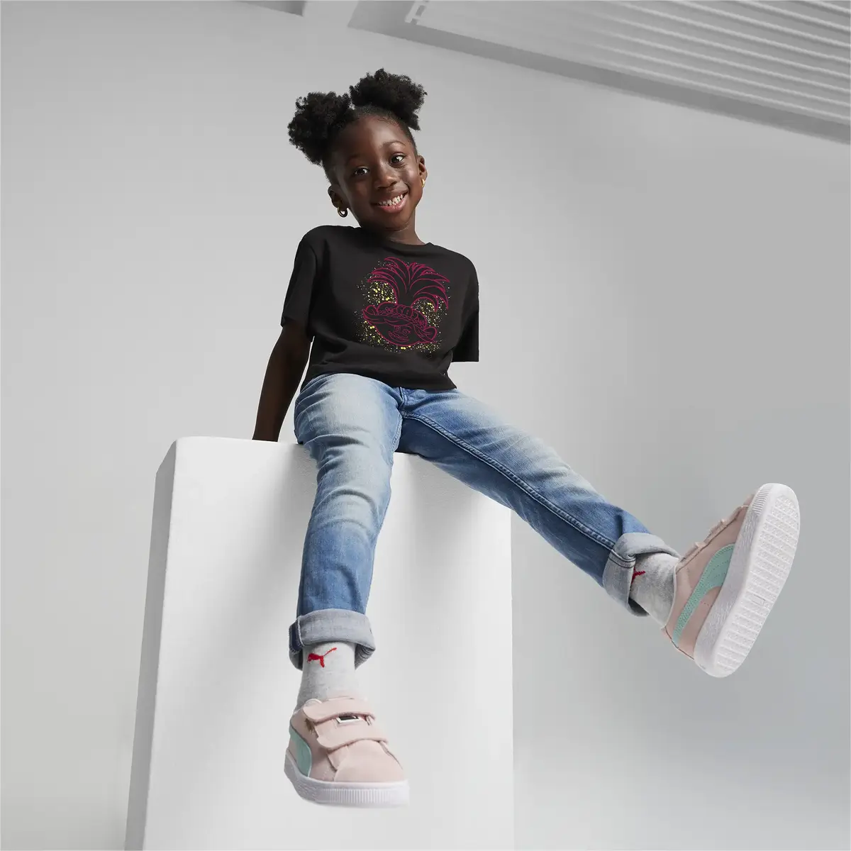 Puma X TROLLS Graphic Tee G Siyah Unisex T-Shirt