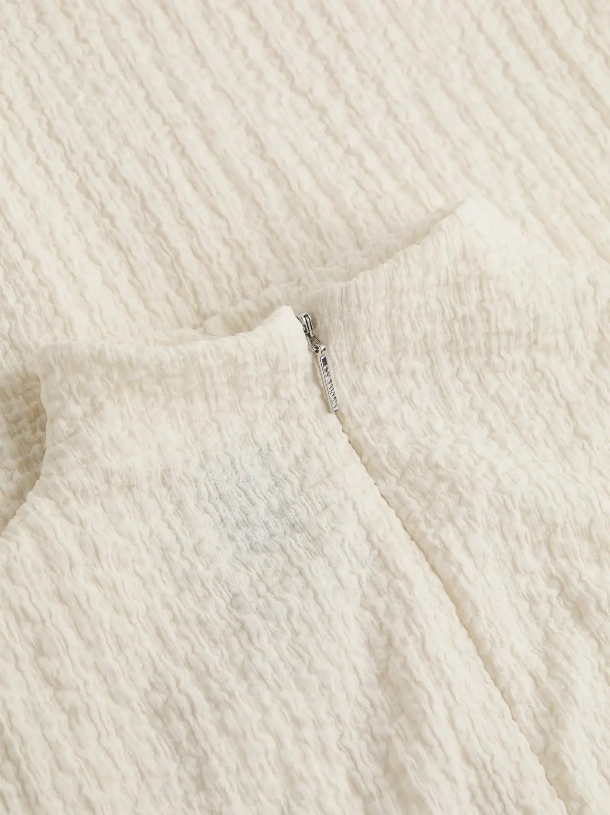 Calvin Klein CRINKLE JERSEY ANKLE, YAS Krem Kadın Elbise-Etek